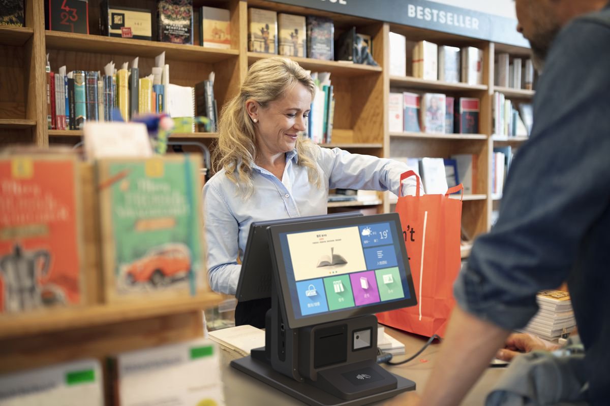 smart cash register A51 used in the bookstore